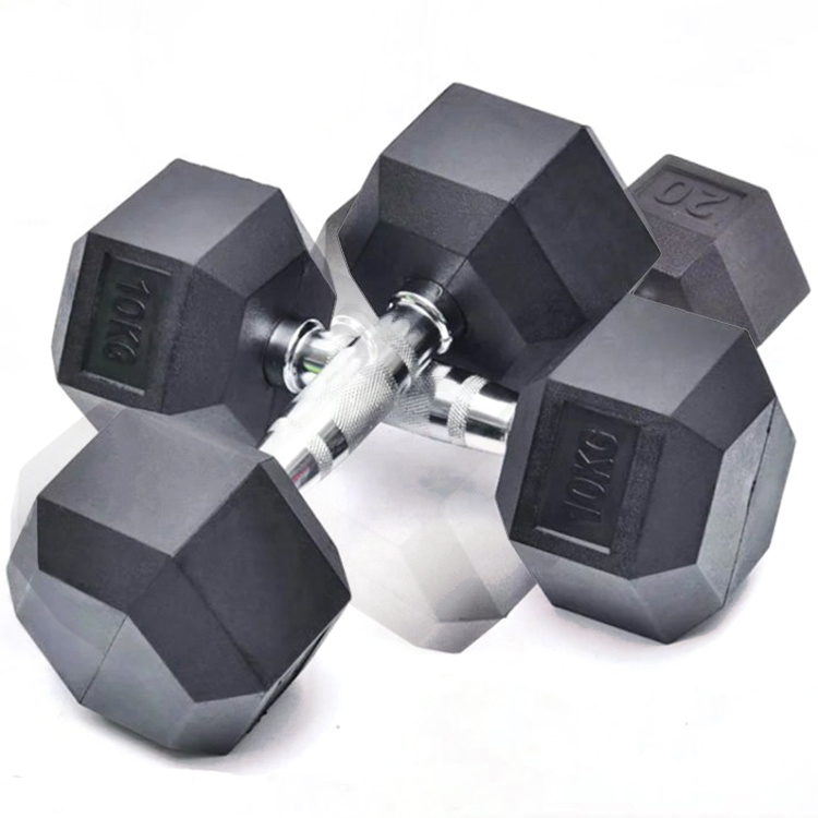 2021 Díol Te Heics Dumbbells Rubber Heics Dumbbell Baile Heics Rubber Dumbbell