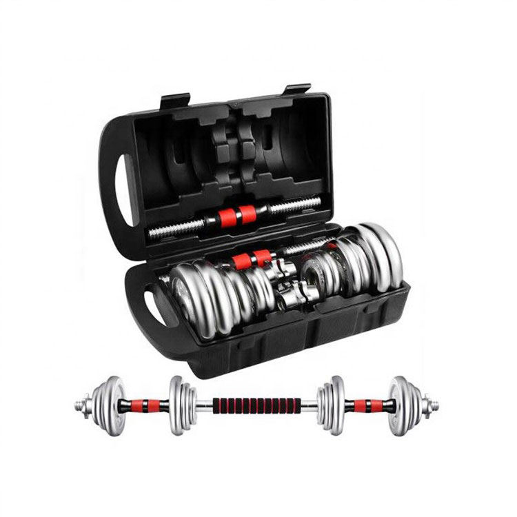 Iarann ​​Teilgthe Ardchaighdeáin Agus Meáchan Péinteáil Dumbbell Inchoigeartaithe Socraigh 10kg Dumbbell Set